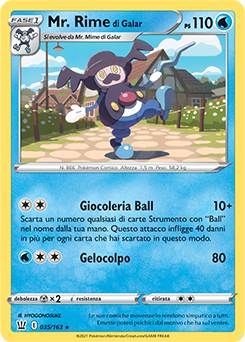 Mr. Rime di Galar 035/163 Reverse NM (ITA)