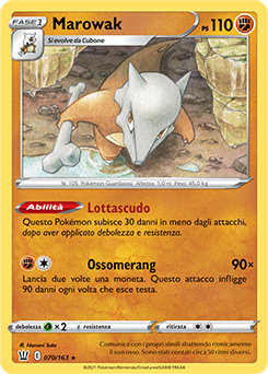 Marowak 070/163 Reverse NM (ITA)