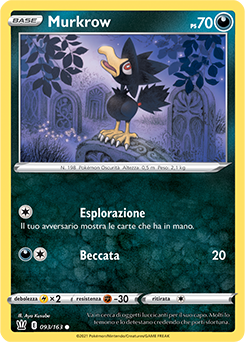 Murkrow 093/163 Reverse NM (ITA)
