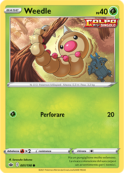 Weedle 001/198 NM (ITA)