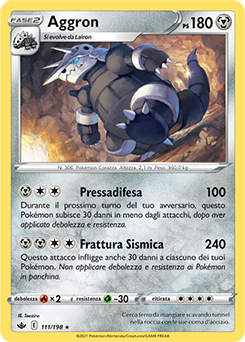Aggron 111/198 NM (ITA)