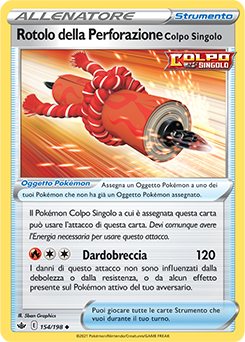 Rotolo della Perforazione Colpo Singolo 154/198 Reverse NM (ITA)