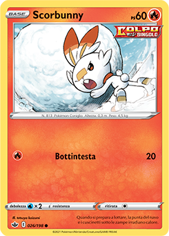 Scorbunny 026/198 Reverse NM (ITA)