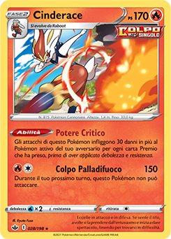 Cinderace 028/198 NM (ITA)