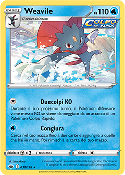 Weavile 031/198 Reverse NM (ITA)