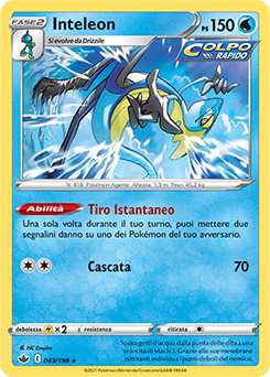Inteleon 043/198 Reverse NM (ITA)