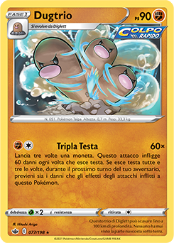 Dugtrio 077/198 Reverse NM (ITA)
