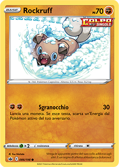 Rockruff 086/198 Reverse NM (ITA)