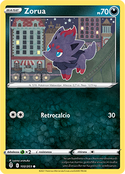 Zorua 102/203 Reverse NM (ITA)