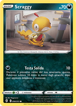 Scraggy 098/203 Reverse NM (ITA)