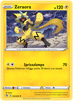 Zeraora 102/264 Reverse NM (ITA)