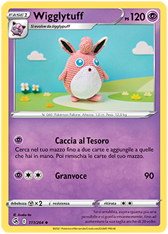 Wigglytuff 111/264 Reverse NM (ITA)
