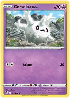 Corsola di Galar 117/264 NM (ITA)
