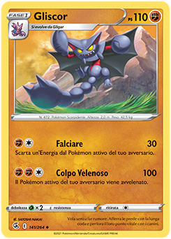 Gliscor 141/264 Reverse NM (ITA)