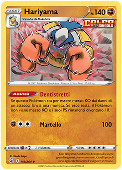 Hariyama 143/264 Reverse NM (ITA)