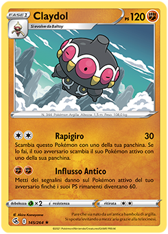 Claydol 145/264 Reverse NM (ITA)