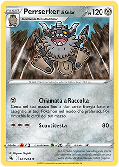 Perrserker di Galar 181/264 Reverse NM (ITA)