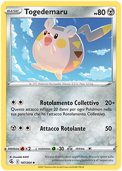 Togedemaru 187/264 NM (ITA)