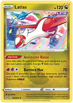 Latias 193/264 Reverse NM (ITA)
