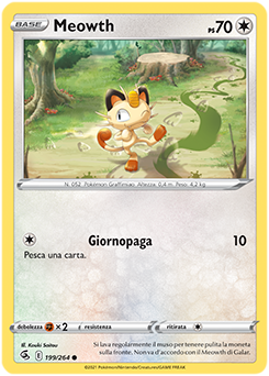 Meowth 199/264 Reverse NM (ITA)