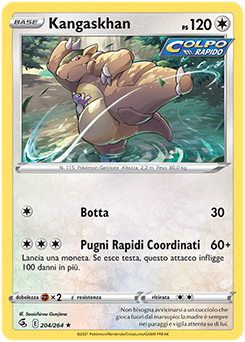 Kangaskhan 204/264 Reverse NM (ITA)
