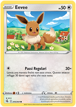 Eevee 205/264 Reverse NM (ITA)