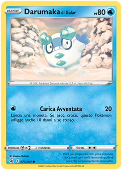 Darumaka di Galar 071/264 Reverse NM (ITA)