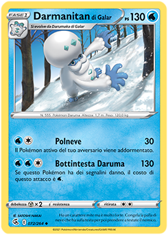 Darmanitan di Galar 072/264 Reverse NM (ITA)