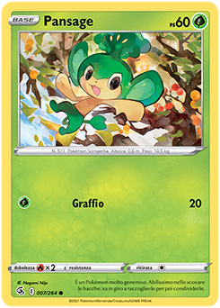Pansage 007/264 Reverse NM (ITA)