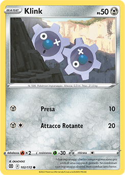 Klink 102/172 Reverse NM (ITA)