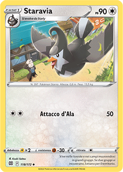 Staravia 118/172 Reverse NM (ITA)