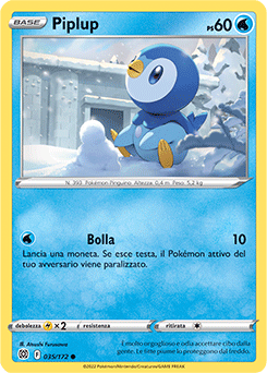 Piplup 035/172 Reverse NM (ITA)