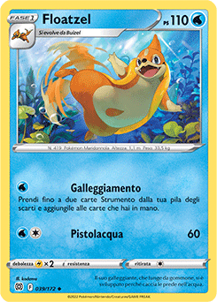Floatzel 039/172 Reverse NM (ITA)