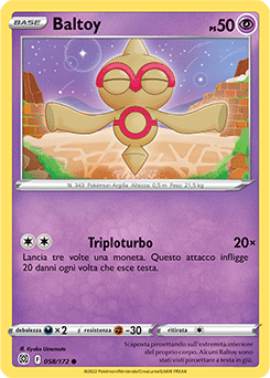 Baltoy 058/172 Reverse NM (ITA)