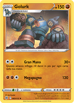 Golurk 083/172 Reverse NM (ITA)