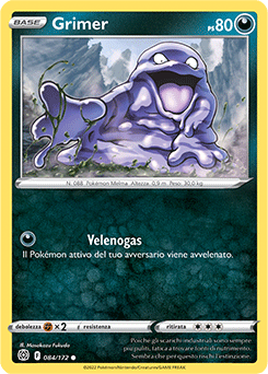 Grimer 084/172 Reverse NM (ITA)