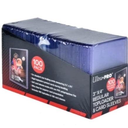 100 Ultra Pro Regular Top Loaders and Sleeves