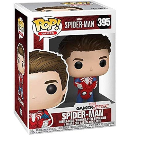 Spider-Man POP! Vinyl Figure Unmasked Spider-Man 395